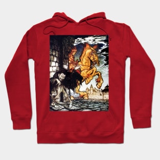 Metzengerstein - Arthur Rackham for Edgar Allan Poe Hoodie